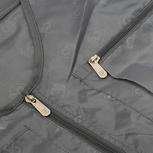 ELESAC Canvas Style Duffel Bag With Matching Fold-able Garment Bag Set for Men and Women