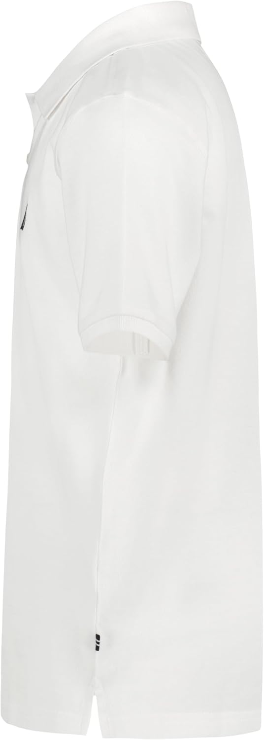 Nautica Boys' Short Sleeve Anchor Polo, Button Closure, Soft & Comfortable, Pique Fabric - Image 2