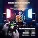 NEEWER RGB Softbox Lighting Kit with App Control & 9 Effects, 2 Pack 9W 2700-6500K LED Bulbs CRI93+ TLCI98+, E26 Porcelain Socket, 16
