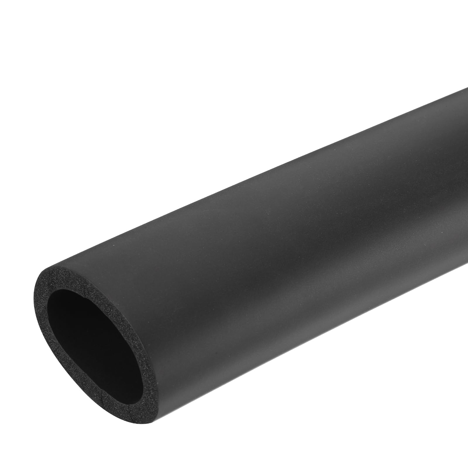 uxcell Foam Tubing for Handle Grip Support,40mm ID 54mm(2 1/8") OD 0.3 Meter/1ft Length Black