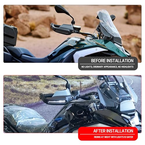 Protège-mains de moto avec éclairage pour protéger vos leviers de GS 1300