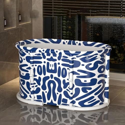 AZIEBAY ポータブルバスタブ 折りたたみ浴槽 コンパクト簡易風呂 人間工学設計 家庭用・キャンプ・アウトドア兼用 収納便利 持ち運びやすい ご安心してお選びください