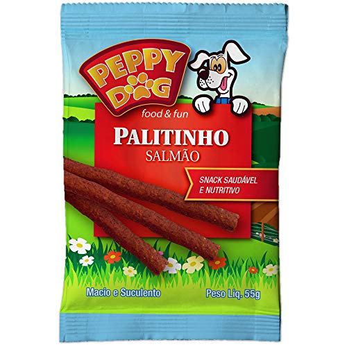 Palitinho Salmão Peppy Dog 55g