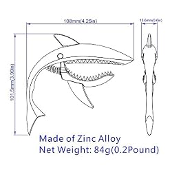 Imelod Capodastre de guitare en alliage de zinc Capodastre Shark pour guitare acoustique et électrique avec une bonne… - Les Beatles, Paul McCartney, John Lennon, RIngo Starr, George Harrison Imelod Capodastre de guitare en alliage de zinc Capodastre Shark pour guitare acoustique et électrique avec une bonne… – Image 5