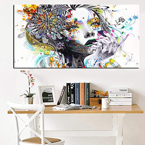 Peinture à l'huile sur toile pour habiller un grand mur vide de salon moderne