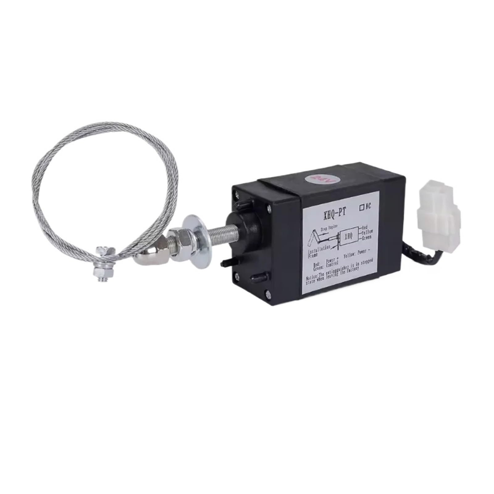 Hdrtcbu Normal Close Solenoid Valve Power Off Pull Type Engine Accessory Stop Solenoid Fuel Stop Solenoid