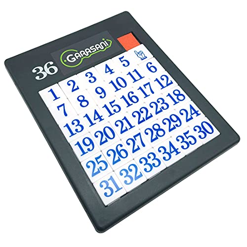 Number Slide Puzzle Brain Teaser Iq Game (35 Number) #TOP1