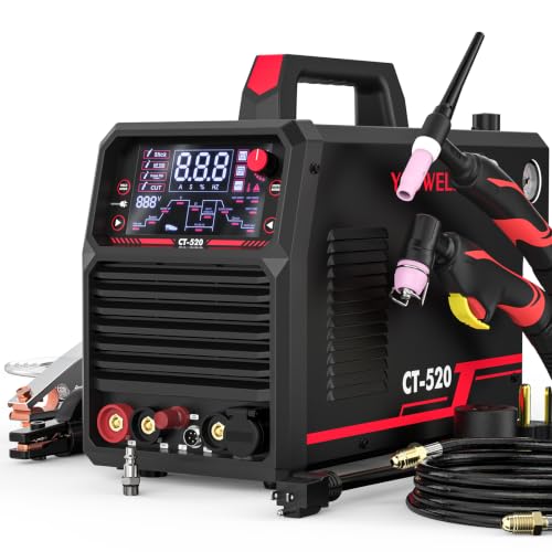 YESWELDER 5-in-1 TIG Welder & Plasma Cutter 110/220V CT-520