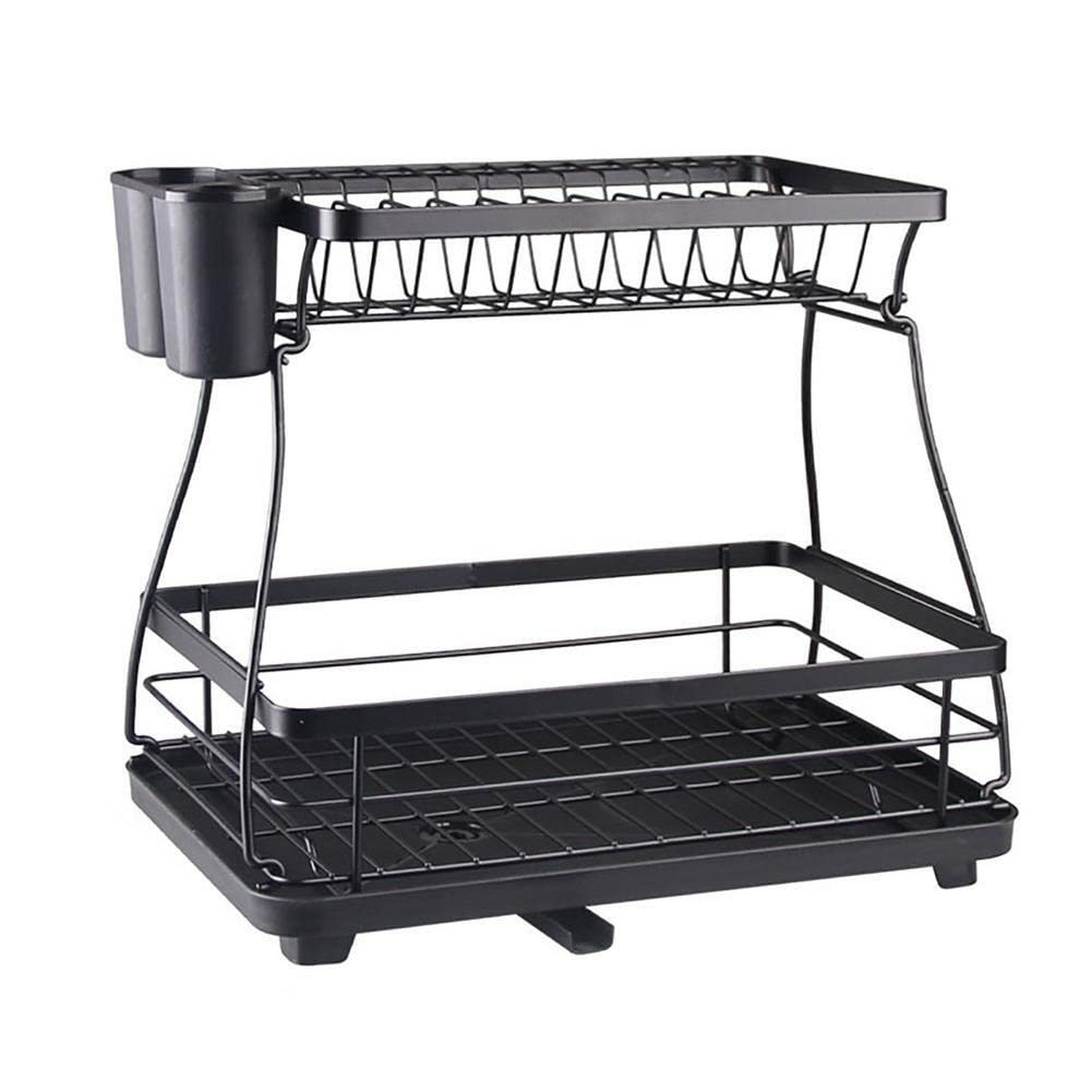 Fregadero escurreplatos Plato secado bastidor de plato caja de drenaje conjunto de tier estante de plato de cocina contador de cocina organización cuchillos bloques de secado Cesta de drenaje Coladore