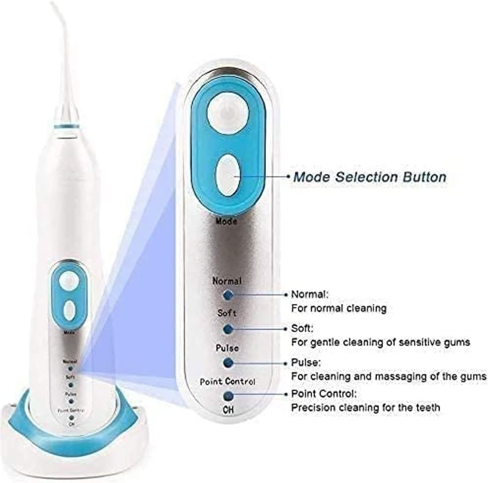 Water Flosser - Cordless Dental Irrigator Pick, Professional 135ML Tank Mode USB Rechargeable Dental Oral Irrigator for Home and Travel, IPX7 Waterproof (Color : C)