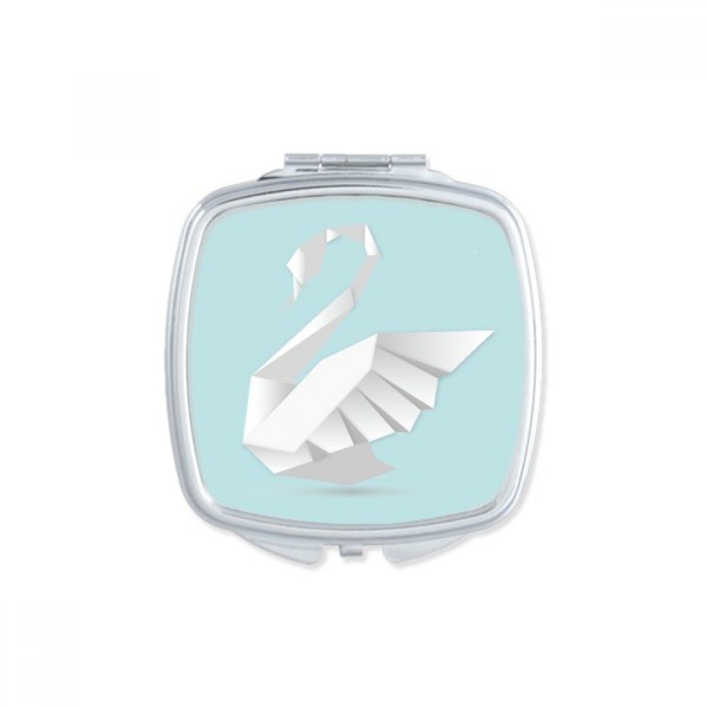 Miroir portable maquillage mignon vert, résout le problème des retouches beauté en déplacement