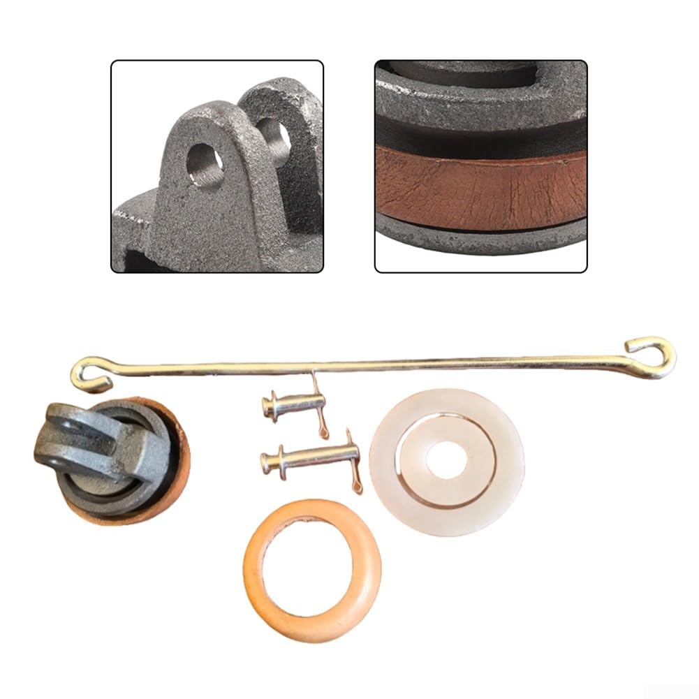 Typ 75 Handpumpe Ersatzkolben mit Lederdichtung, langlebigem Gusseisenkolben und verzinkter Stange für zuverlässige Wasserdurchflussleistung (B)
