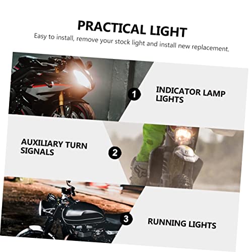 BUGUUYO 1 Par De Sinal De Volta LED Sinal De Luz Marcador Luzes Barra Final Sinais De Volta Luzes Si