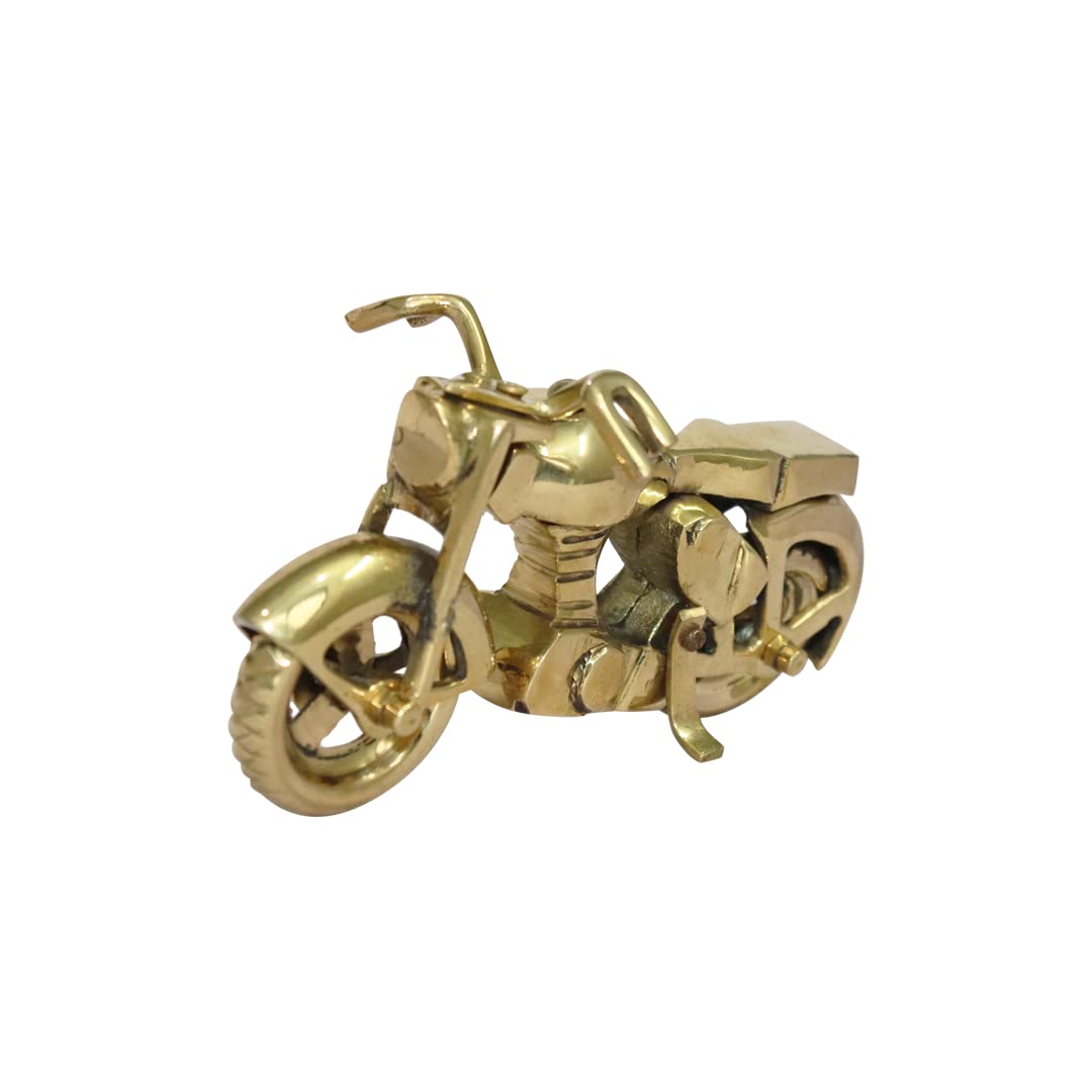 Sculpture abstraite vélo vintage objet d'art en fer pour bureau