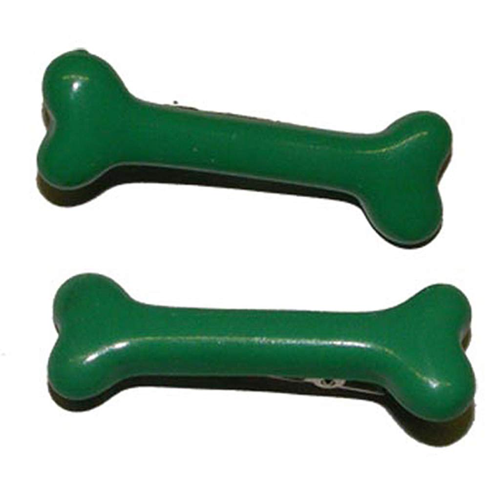 kreepsville 666Mini Bone Hair Slides Green Horror Halloween