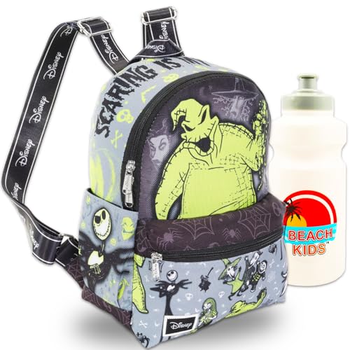 Sac à dos Oogie Boogie Disney de 33cm avec gourde et poche avant Nightmare Before Christmas
