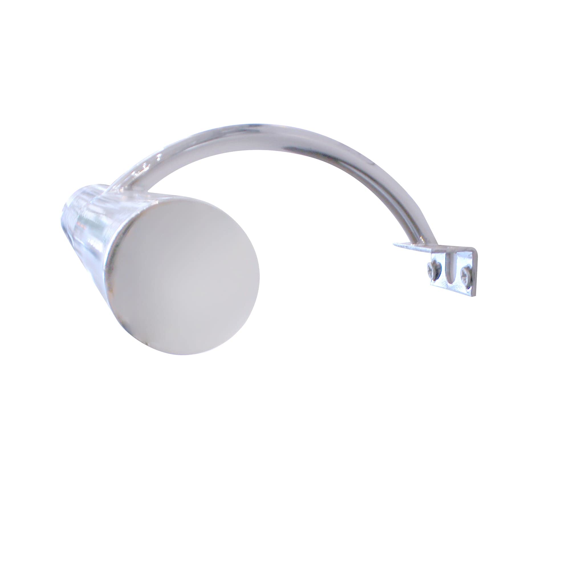 wonderlamp Andrea - Applique da parete a LED, 5 watt, cromato, 6,1 x 28,4 x 6,1 cm