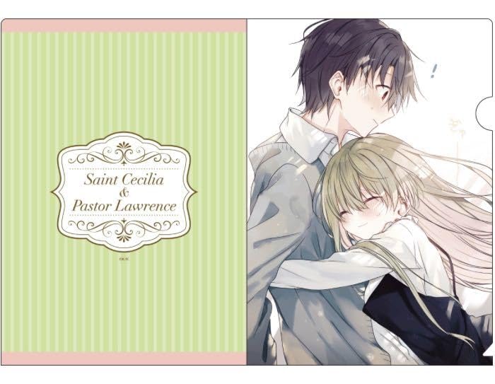 Amazon.co.jp: 白聖女と黒牧師 クリアファイル A4 2種セット 原作