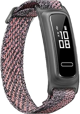 Huawei Band 4e - Pulsera de Actividad de Elegante diseño con Modo Basket, 2 semanas de batería, Resistencia al Agua 5ATM, Sensor de Movimiento de 6 Ejes, indicador de calorías, Sakura Coral