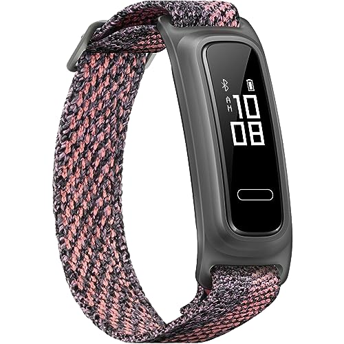 Huawei Band 4e - Pulsera de Actividad de Elegante diseño con Modo Basket, 2 semanas de batería, Resistencia al Agua 5ATM, Sensor de Movimiento de 6 Ejes, indicador de calorías, Sakura Coral