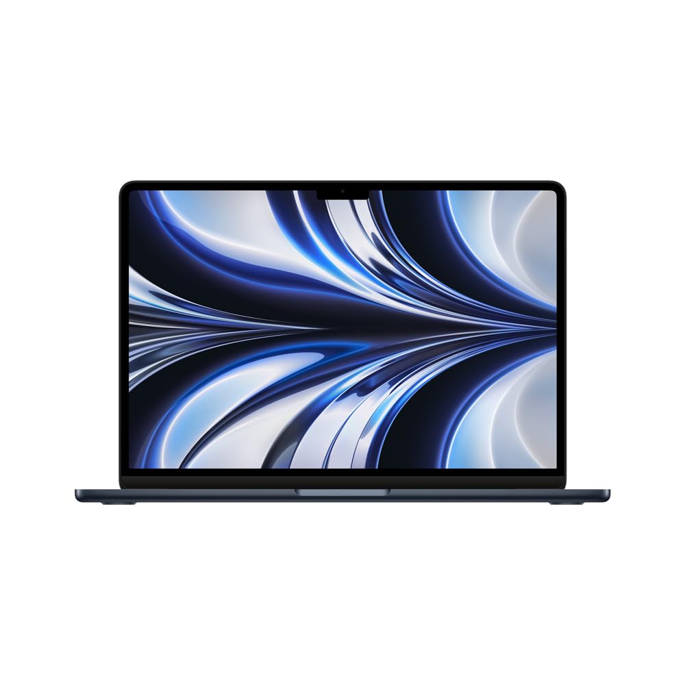 Apple 2024 MacBook Air Ordenador Portátil con Chip M2: Pantalla Liquid Retina de 13,6 Pulgadas, 16GB de RAM, 256 GB de Almacenamiento SSD, Teclado retroiluminado, Color Medianoche