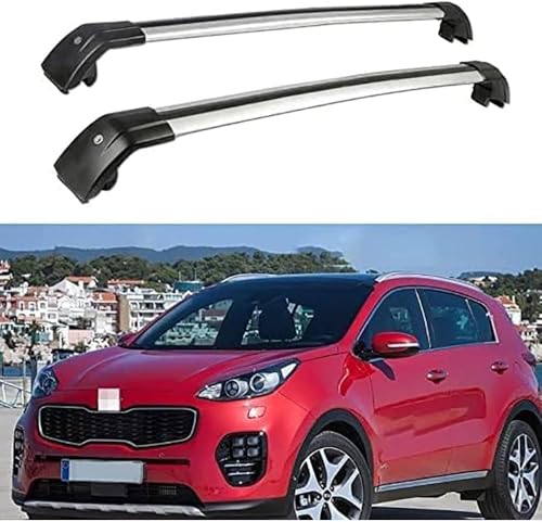 DachträGer RelingträGer für Kia Sportage (QL, QLE) 4th 2016 2017 2018 2019-2021, Roof Rack Dach Rack Abdeckung Fahrradträger Dachboxen Querträger Relingträger Zubehör,C