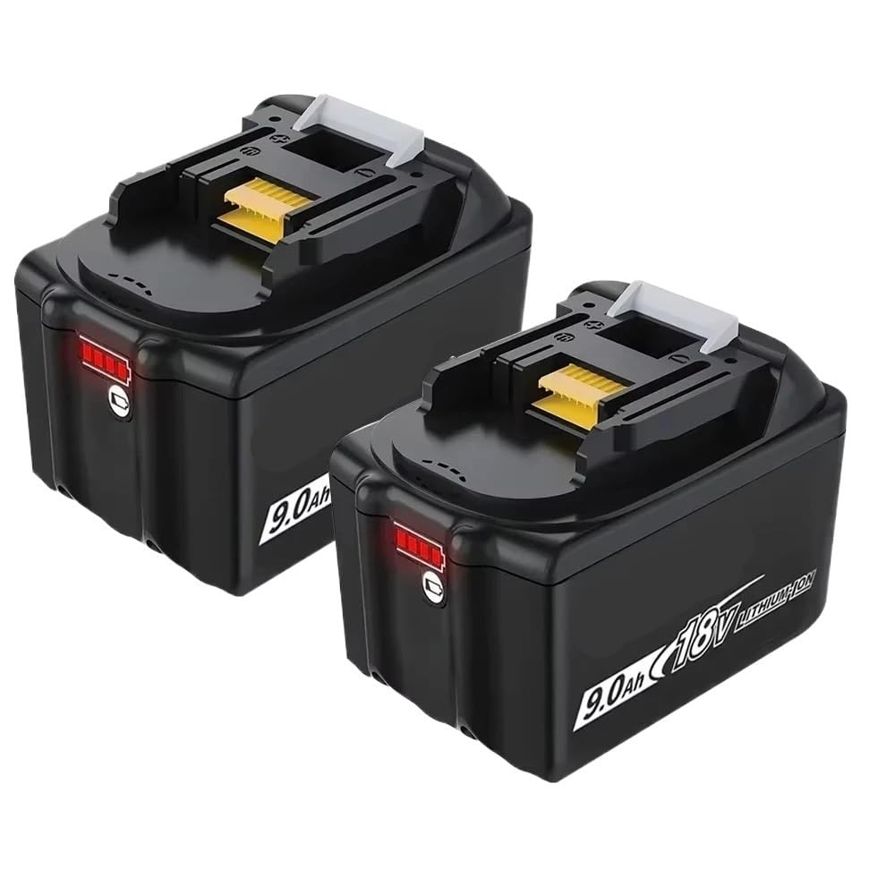 ,Compatibile con Makita, batteria al litio ricaricabile | Batteria for elettroutensili 18V 6Ah 9Ah ad alta capacità, compatibile con Makita, corde(18V 6Ah x3)