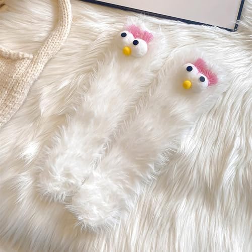 Image of TFTSR Crazy Funny Fuzzy Silly Socks for Kids Women,Girls Fluffy Slipper Novelty Fun Socks,Boy Men Cute Cozy Soft Animal Socks