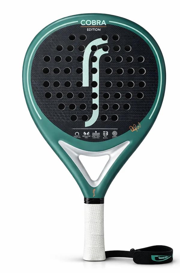 Raquete De Padel Robin Soderling Cobra Edition Black/Green/Orange