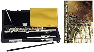 C Key Piccolo Flute, Guarantee Sound, Piccolo Instrument, Piccolo Musical Instrument, for Beginners Students, with Hard Case, Cleaning Rod, Cloth
