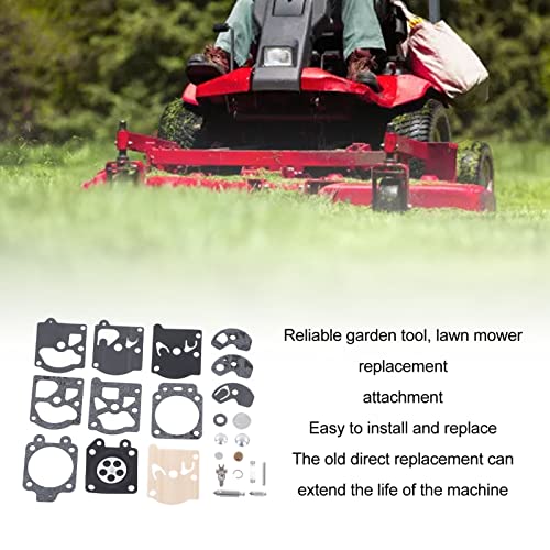 Peças de Ferramentas de Jardim para Cortador de GramaAcessórios de Reposição, Kit de Junta de Carbur