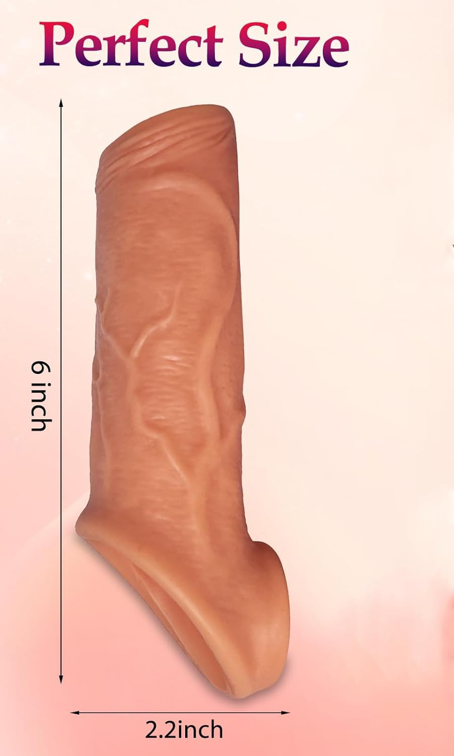 Guaina Fallica Anello per Pene da Uomo, Estensore Prolunga Allungamento del Pene Maschile Fallo Indossabile, Guaina Pene per Uomo, Sexytoysys Coppia Sex Toys Sessuali per Donna Uomini Sex Toy