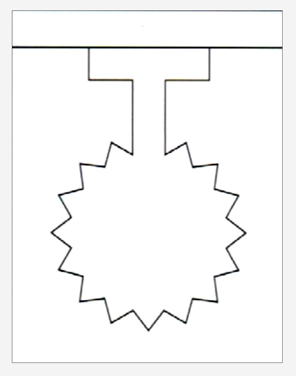 Print-Ready Starburst Shelf Dangler (5.75