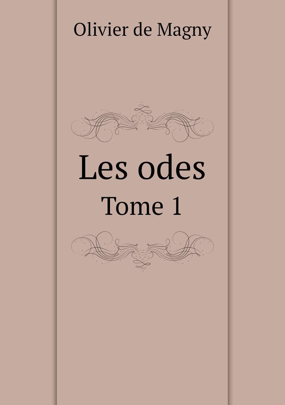 Les odes Tome 1