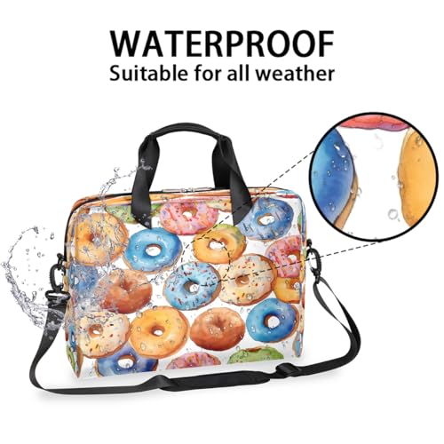 Maletín para Laptop con Estampado de Donuts 15.6 pulgadas miniatura 3