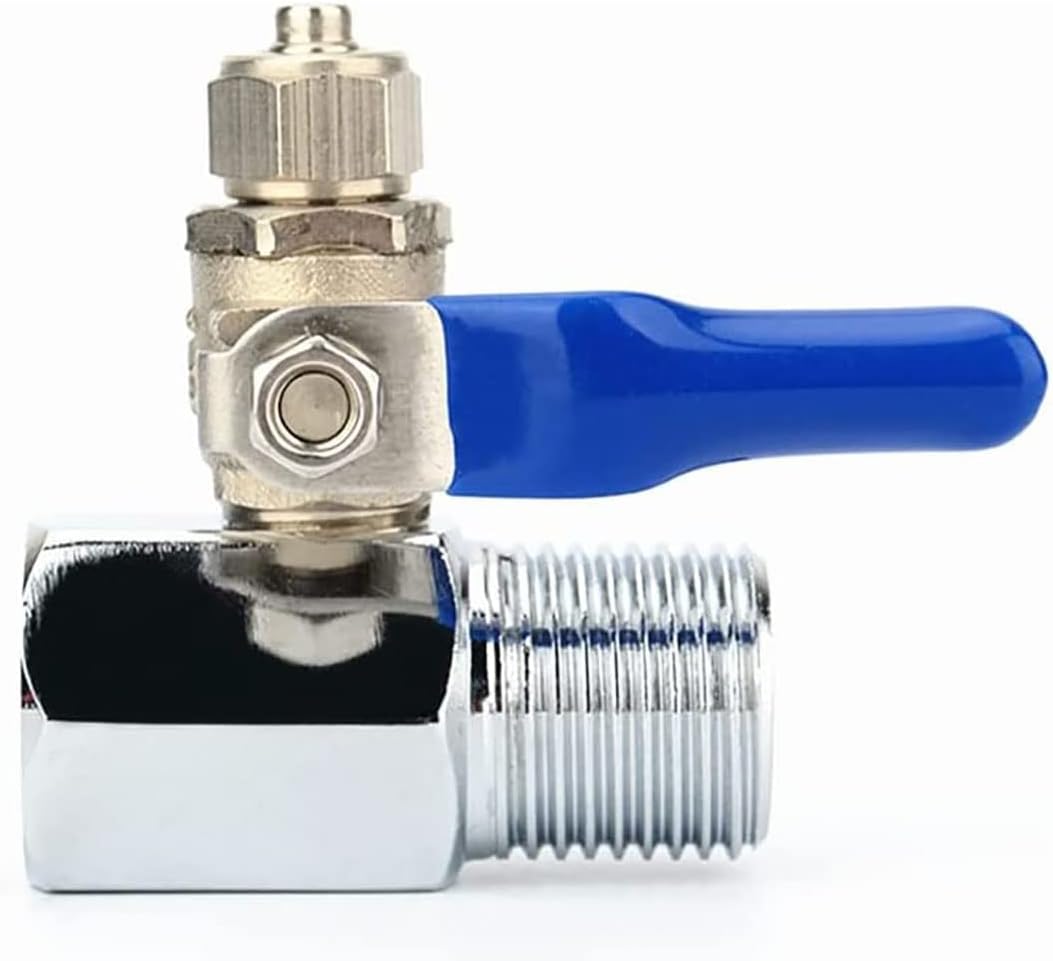 1PCS Water Purifier Reverse Osmosis Tee Inlet Ball Valve Set 1/2" BSP to 1/4" Tube Replacement Home Water Purfier Accessories