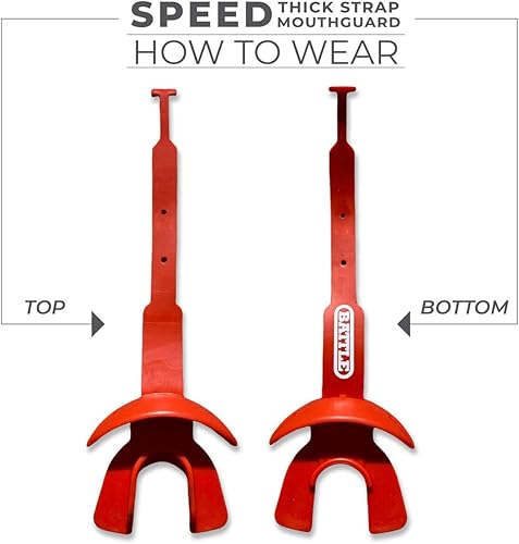 Miniatura 3 de Battle Sports Speed - Protector bucal de fútbol con correa, protector bucal de oxígeno para fútbol, flujo de aire superior y mejor rendimiento,