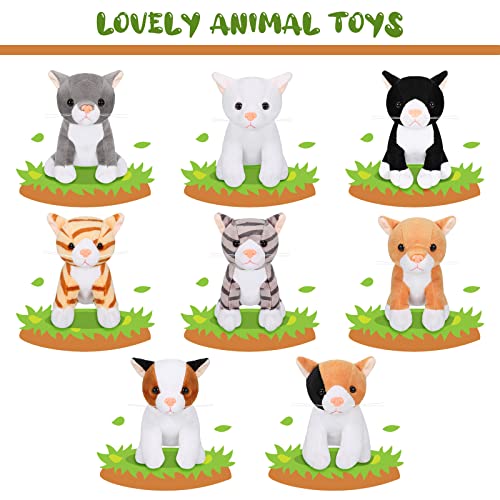 Sumind SUMIND-STUFFED ANIMALS-69 8 Pieces Plush Pets 5 Inch Stuffed Animals Bulk Assorted Cute Stuffed Pet Animal Plush Toys Small Plush Animals For Halloween Kid Classroom School Pet Party Favors Supplies Decoration  thumb #3