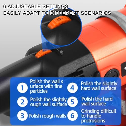 Meuleuse d'angle pour béton 2800 W ponceuse multi-applications modèle B - 7