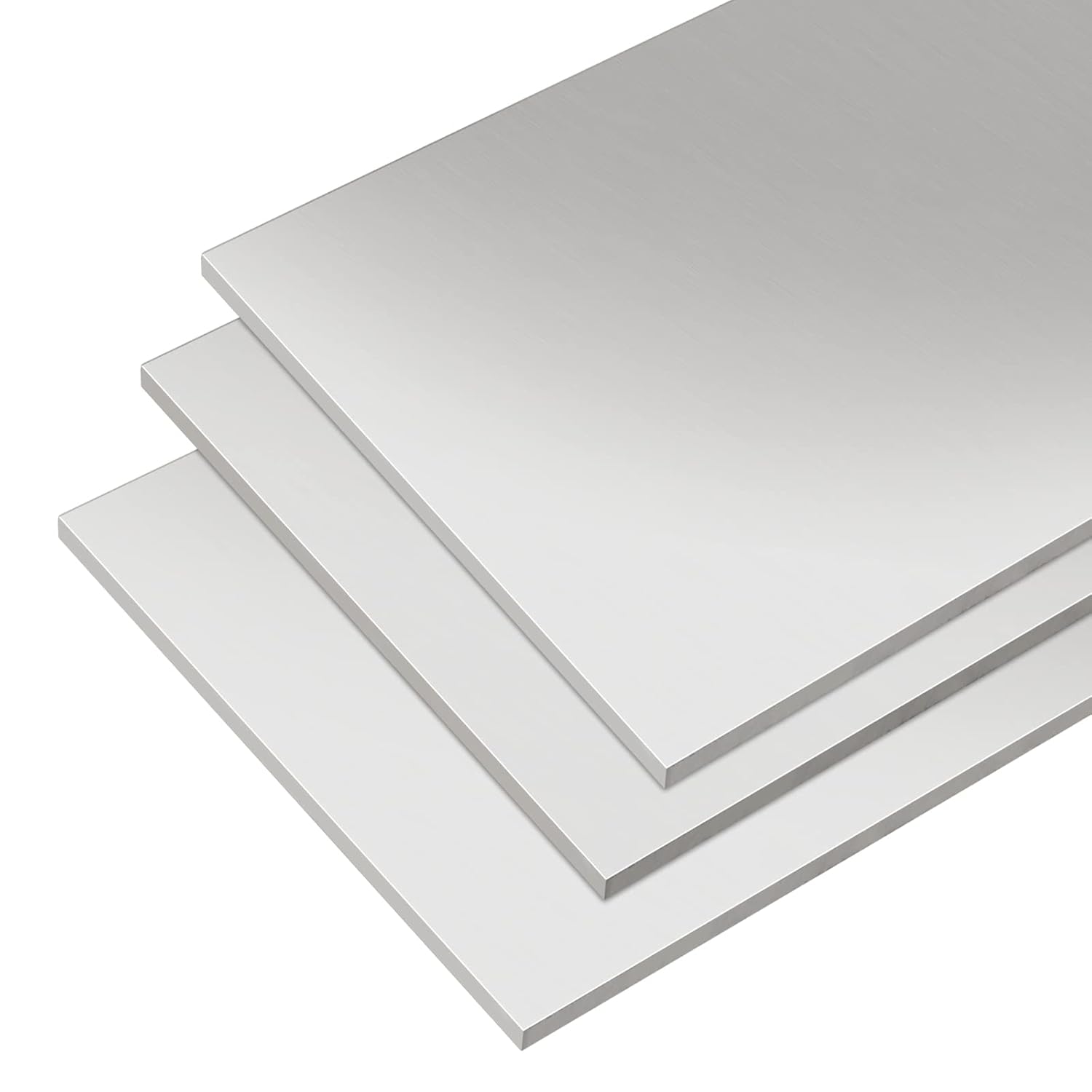 PINGEUI 4 PCS 6061 Aluminum Sheet, 6 x 12 x 1/4 Inch Aluminum Plate, Metal Sheet with Double-Sided Films for Construction, Electronics, Aviation, Transportation