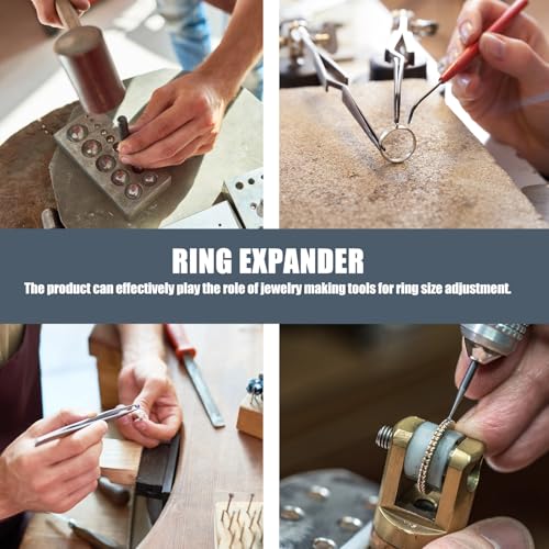 Mandril de acero para expandir anillos: herramienta de ajuste y medidor práctico 5