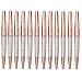 Produktbild MengRan Rose Gold Kugelschreiber, Diamantkristall, 12 Stück, Roségold