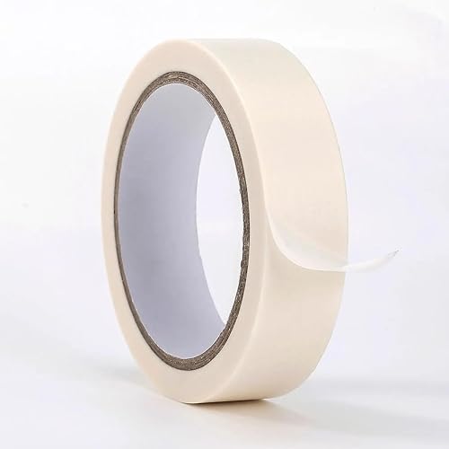 Miniatura 8 de LLPT Cinta adhesiva de uso general, paquete de 5 unidades de 1 pulgada x 55 yardas cada una, línea limpia sin residuos para pintar, artes,