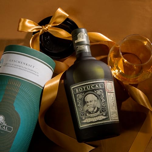 Botucal Reserva Exclusiva - Premium Rum - Hochwertiges Geschenkset mit Rum Glas - Komplex und ausgewogen, mit einem langanhaltenden, verführerischen Abgang - 0.7L/40% Vol.