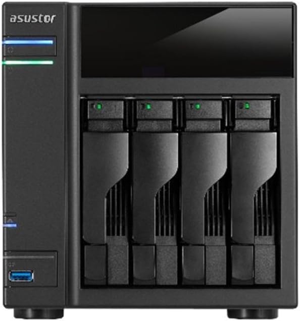 Asustor AS-204TE 8TB Network Attached Storage and Home Media server with RAID/XBMC Media Player/HDMI