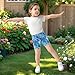 Sletend Marble Blue Girls’ Comfy Lined Shorts Lightweight & Skin-Friendly Cotton for All-Day Comfort Ideal for Travel Beach or Home Lounging Toddler Sizes