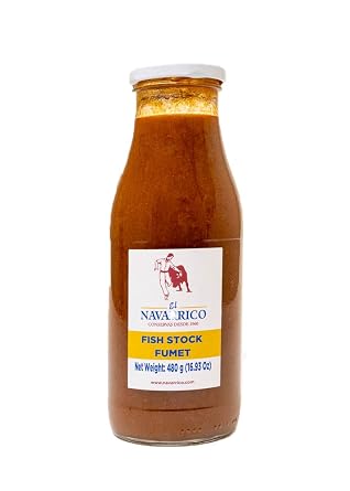El Navarrico. Seafood Broth for Paella. Fumet. 500ml 16.91oz