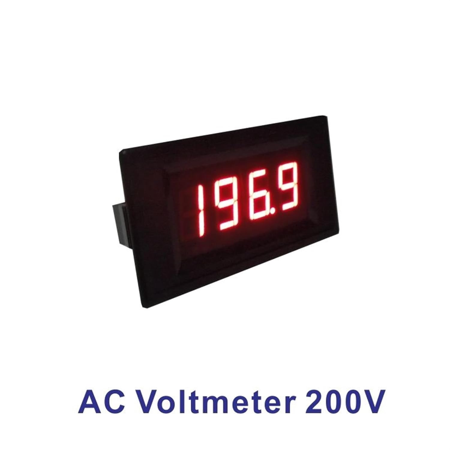 AC 200V LED Digital Voltage Tester Volt Monitor Voltmeter Power Supply DC 5V 24V Voltage Meter Volt Panel Meter AC Voltage Gauge(Blue,Power Supply DC24V)