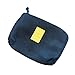 Produktbild fablcrew Federmäppchen PUR Bleistift Farbe Reißverschluss Hohe Kapazität Kosmetik Tasche für die Schülerinnen oder Frauen Desktop - 16*12.5*3cm blau