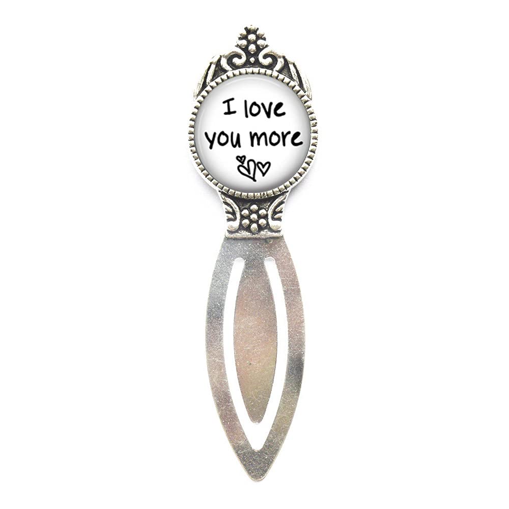 I Love You More-I Love You More Bookmark-I Love You-Missing You-Long Distance Relationship Bookmark-Gift for Friend-Gift for Friend Bookmark-JV358